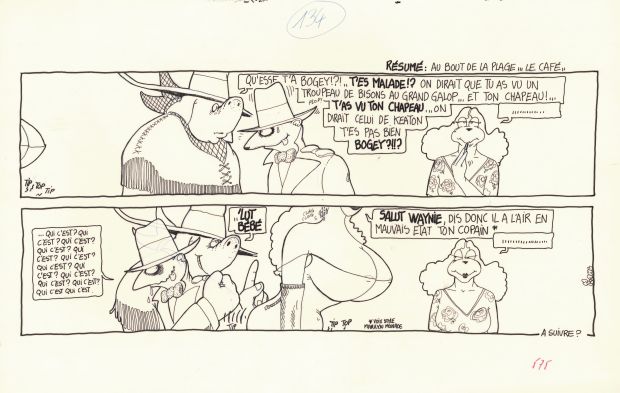 Régis Franc | 1989 - Le café de la plage | Huberty Breyne Gallery