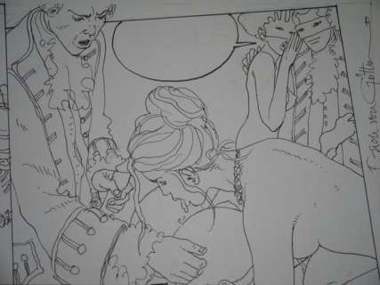 Von Gã¶Tha, Erich | Erich von GÃ¶tha - Dessin Ã  l’encre de chine - Les Malheurs de Janice T.4 - (2002) | Catawiki