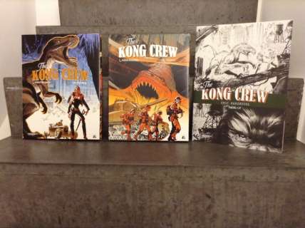 Eric Hérenguel | The Kong Crew - 1, 2 - Stripweb! Collectors Edition - 3 ex-libris + vouwboekje met interview + Katern ’the Making of’ - Cartonné - (2021) | Catawiki