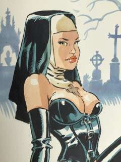 Meynet, Félix | Meynet, Félix - Dessin original couleur - Gothique | Catawiki