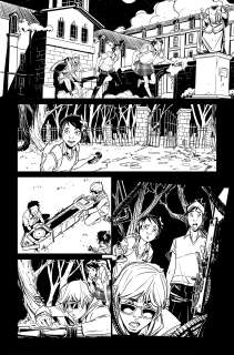 Chris Wildgoose - Gotham Academy Annual Page 21 Artist Proof