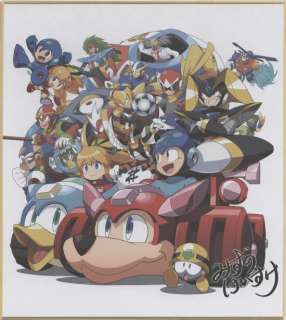 Keisuke Mizuno Color Reproduction Shikishi " Mega Man"