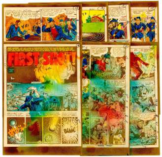 Severin/Elder - FIRST SHOT!, FRONTLINE COMBAT #9, 7 Pg Story, SP (Nov-Dec 1952) | Russ Cochran