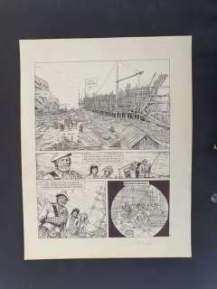 Ersel | Ersel - Planche originale - Les Pionniers du Nouveau Monde | Catawiki