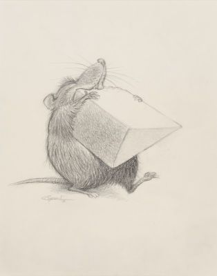 Carter Goodrich | Gluttonous Rat, 2025 | Philippe Labaune Gallery