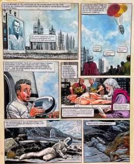 Lawrence, Don | Lawrence, Don - Originele pagina in kleur - Trigië - Het mysterie van de Tarron maan - (1973) | Catawiki