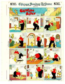 King - Gasoline Alley Sunday Page Color Proof (03/29/1925) | Russ Cochran