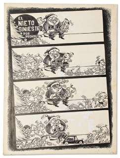 Large Lot of 70 Comic Artwork by Antonio ProhÃ­as -- Includes Many Strips in the ’’Siniestra’’ Series | Nate Sanders
