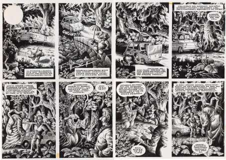 Janusz Christa (1934 - 2008) | Janusz Christa | Z serii "Bajki dla dorosłych", komplet plansz, 1977 | Desa Unicum