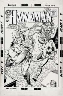 Murphy Anderson - hawkman #8 cover (large art) 1965
