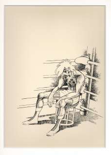 Tetsuya Chiba Reproduction Illustration Ashita no Joe (Champion Joe) | Mandarake (Big Web)