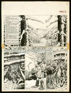 Claude Auclair - Planche originale n°26 - La Ballade de Cheveu-Rouge - Simon du fleuve