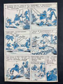 Benito Jacovitti | Benito Jacovitti Birimbo e Birambo - Tavola 2 | Catawiki