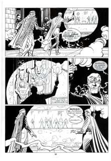 Giancarlo Alessandrini - | Giancarlo Alessandrini - 3x Tavola Originale - Martin Mystère n. 221 "Strano ma vero" - (2000) | Catawiki