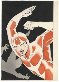 Jiro Kuwata Hand-Drawn Color Manuscript " God Arm" | Mandarake (Big Web)