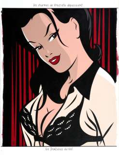 Minus (Walter) | Les Charmes de Graziella dépassaient...les fronti… | Millon