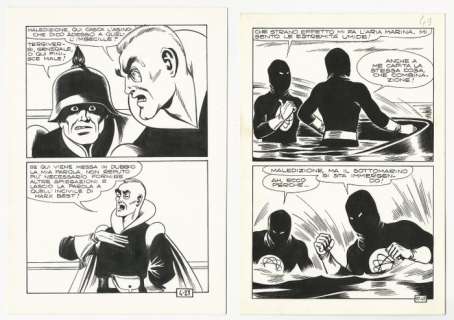 Magnus | Magnus - 2x tavole originali Gesebel #4 e Kriminal #97 - (1966/1967) | Catawiki