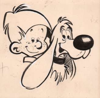 Roba | Boule et Bill, illustration Ã  l’encre de Chin… | Millon