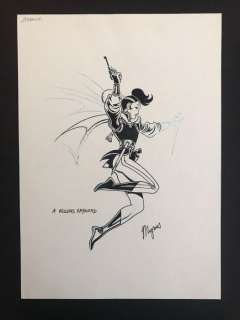 Magnus | Magnus - original illustration dedicace "Milady" - Page volante - Exemplaire unique | Catawiki