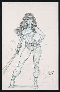 Starfire ’76 Sketch by Chris Williams | mycomicshop.com