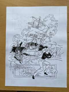 Kuijpers, Henk - Franka - Origineel voor Eppo tijdschrift 13 - 2021: "Lutine" - (2020)