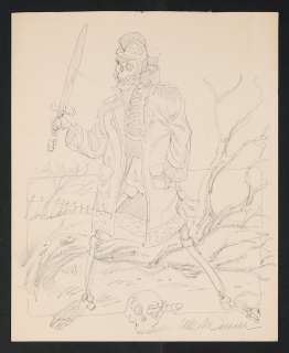 Skeleton Warrior Sketch by Luke McDonnell | mycomicshop.com