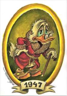 Joan Vizcarra | Uncle Scrooge - Original Painting - Joan Vizcarra - Acrylic Art - Original Artwork | Catawiki