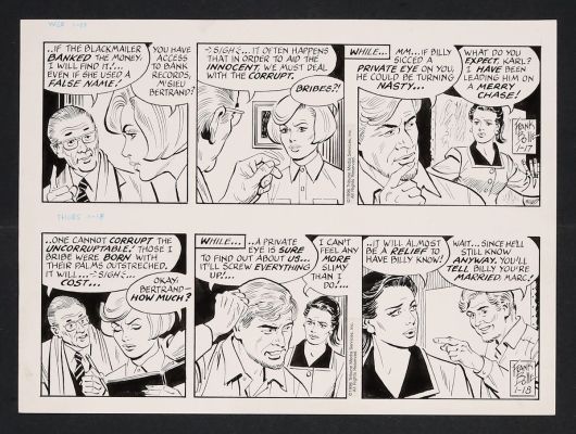 Frank Bolle | Original Art for the Winnie Winkle Comic Strip (1/17 & 1/18 1996) by Frank Bolle | mycomicshop.com (Buy It Now)