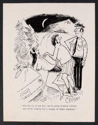 Jack Chism | Going Fishing Gag Strip by Jack Chism | mycomicshop.com (Buy It Now)