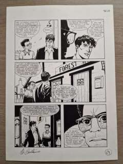 Giampiero Casertano | Giampiero Casertano - Dylan Dog n. 220 - Tavola originale "Concorrenza sleale" - (2004) | Catawiki