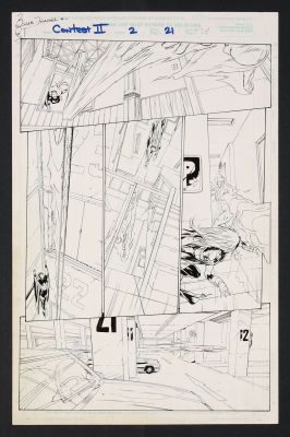 Oscar Jimenez | Original Art from Contest of Champions II #2 (1999) Page 21 Pencils by Oscar Jimenez, Inks by Eduardo Alpuente | mycomicshop.com (Buy It Now)