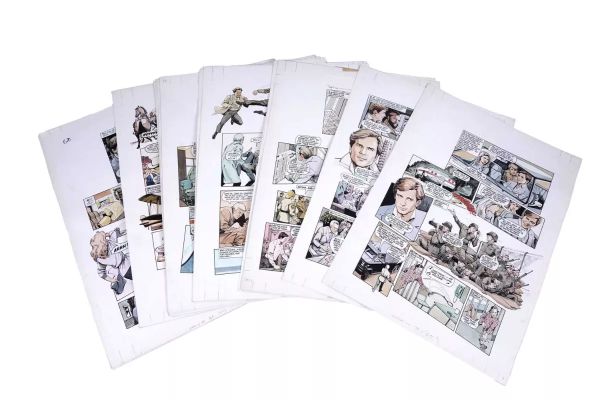 Lot 304 - Artwork for Look-in’s The A-Team | misc / divers