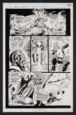 Chris Ivy, James Fry | Original Art from Marc Spector: Moon Knight #52 (1993) Page 20 Pencils by James Fry, Inks by Chris Ivy | mycomicshop.com (Buy It Now)
