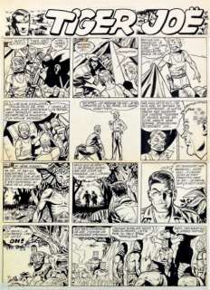 Hubinon, Victor | Tiger Joe Planche originale à l’encre de chine, enrichie | Cornette de St Cyr