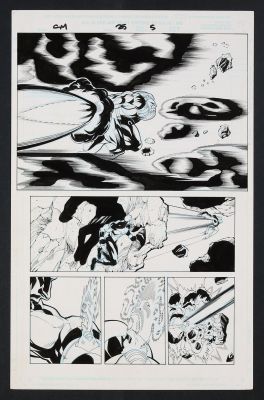 Christopher "Chriscross" Williams | Original Art from Captain Marvel #25 (2002) Page 5 Pencils by ChrisCross | mycomicshop.com (Buy It Now)