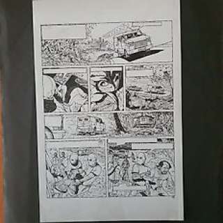 Otero, Nicolas - Otero, Nicolas - Planche originale - Amerikkka T2 - Les Bayous de la haine - (2002)