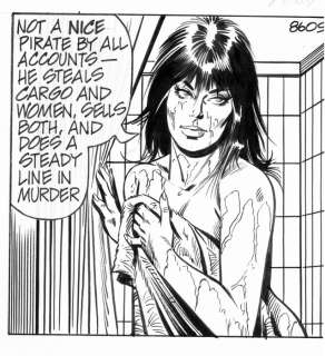 Romero, Enric Badia | Enric Badia Romero - Original strip - Modesty Blaise - Page volante - Exemplaire unique | Catawiki