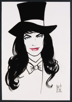 Michelle Delecki | Zatanna Sketch | mycomicshop.com