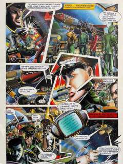 Martin Baines | Martin Baines - Dan Dare - Original colour page - Dan Dare Pilot of the Future - (2000) | Catawiki