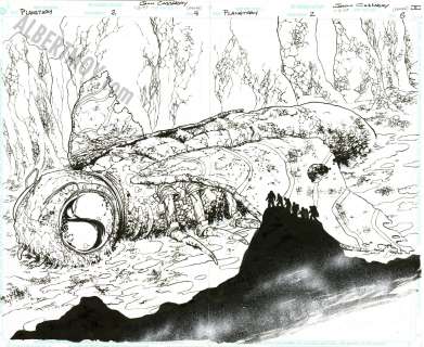 John Cassaday - Planetary Issue 2 Page 4 And 5