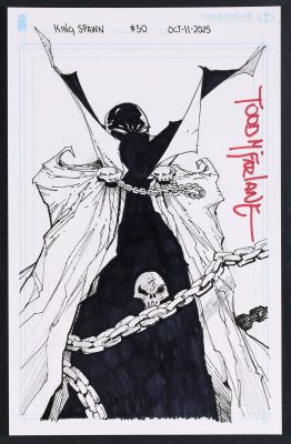 Todd McFarlane | King Spawn #50 1:1000 Incentive Sketch by Todd McFarlane | mycomicshop.com (Buy It Now)