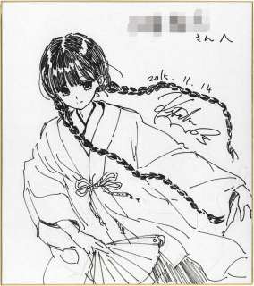 Mel Kishida Hand-Drawn Shikishi "Red Data Girl" Izumiko Suzuhara | Mandarake (Big Web)