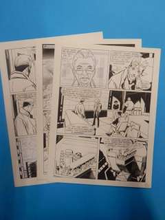 Roberto de Angelis - | Roberto De Angelis - 3x Tavola Originale - Nathan Never n. 160 "Sotto la maschera" - (2004) | Catawiki