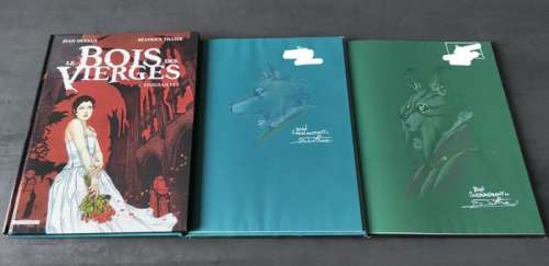 Tillier / Duffaux | Le Bois des vierges T1 à T3 + 2x dédicace couleur + signature - 3x C - EO - (2008/2013) | Catawiki