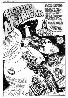 JOE SIMON FIGHTING AMERICAN #4 9 PG. STORY