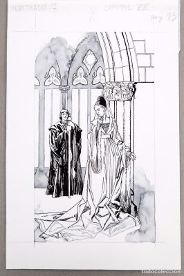 CARLES PRUNÉS - ILUSTRACIÓN PARA PORTADA DE CURIAL I GÜELFA - 1993 | todocoleccion (Buy It Now)