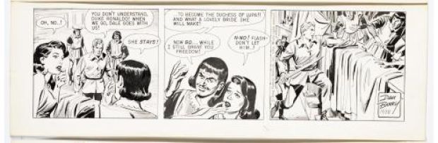 Dan Barry | Flash Gordon, Strip du 18 octobre 1963 | Galerie 9ème Art