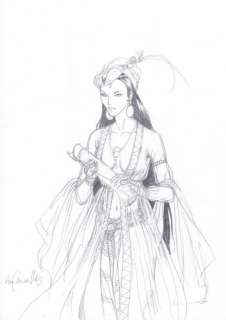 Mirallès. Illustration originale Djinn | BDEnchères