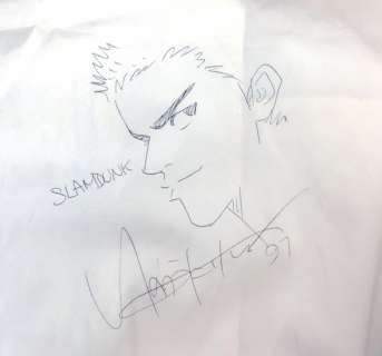 Takehiko Inoue Jersey With Hand-Drawn Illustration slam dunk Hanamichi Sakuragi