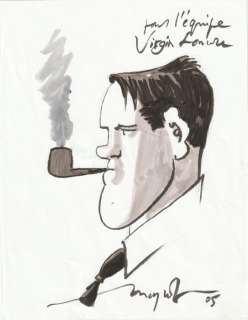 Moynot | Moynot, Emmanuel - Dessin original dédicacé - Nestor Burma - (2005) | Catawiki